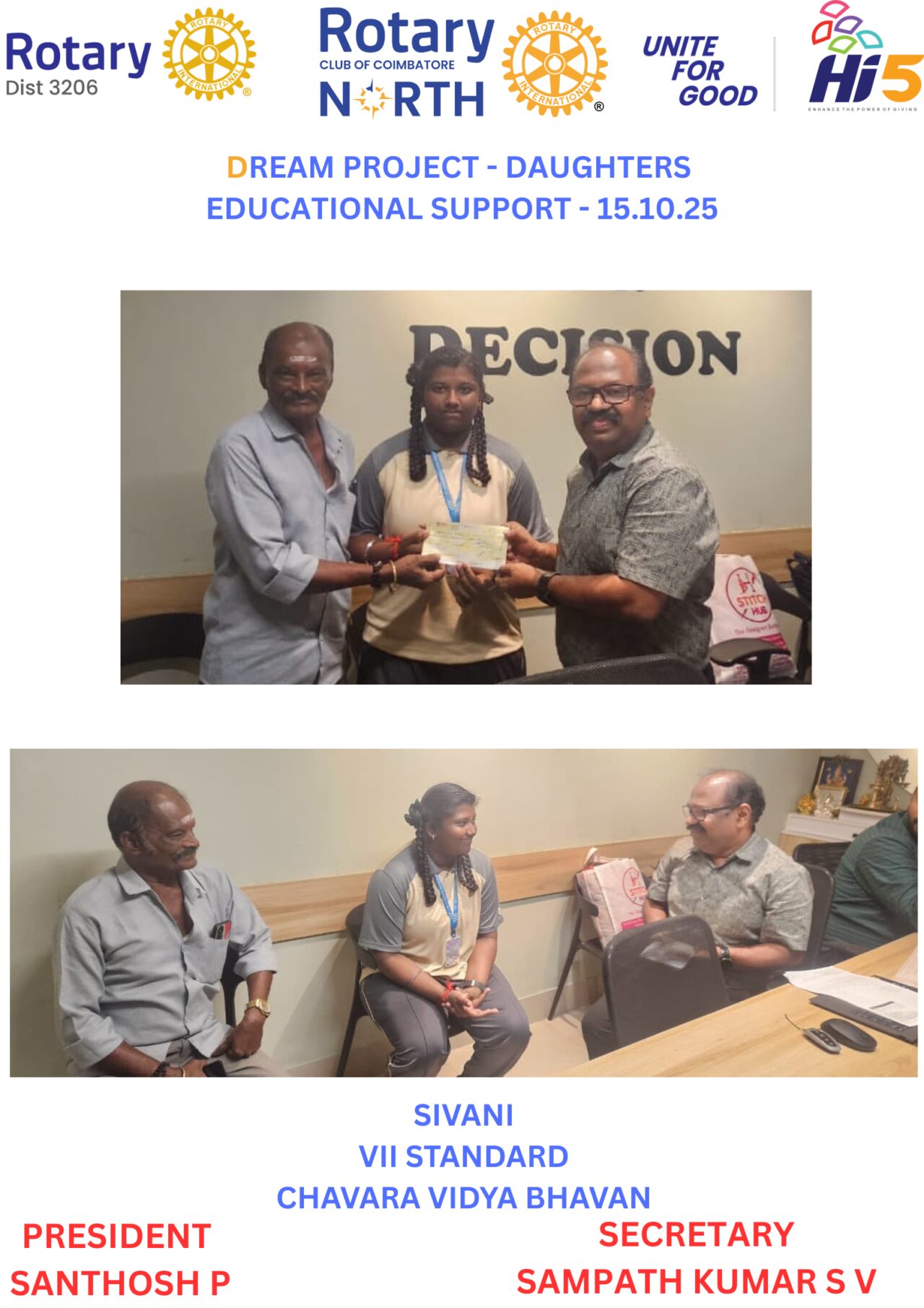 Daughters Educational Support