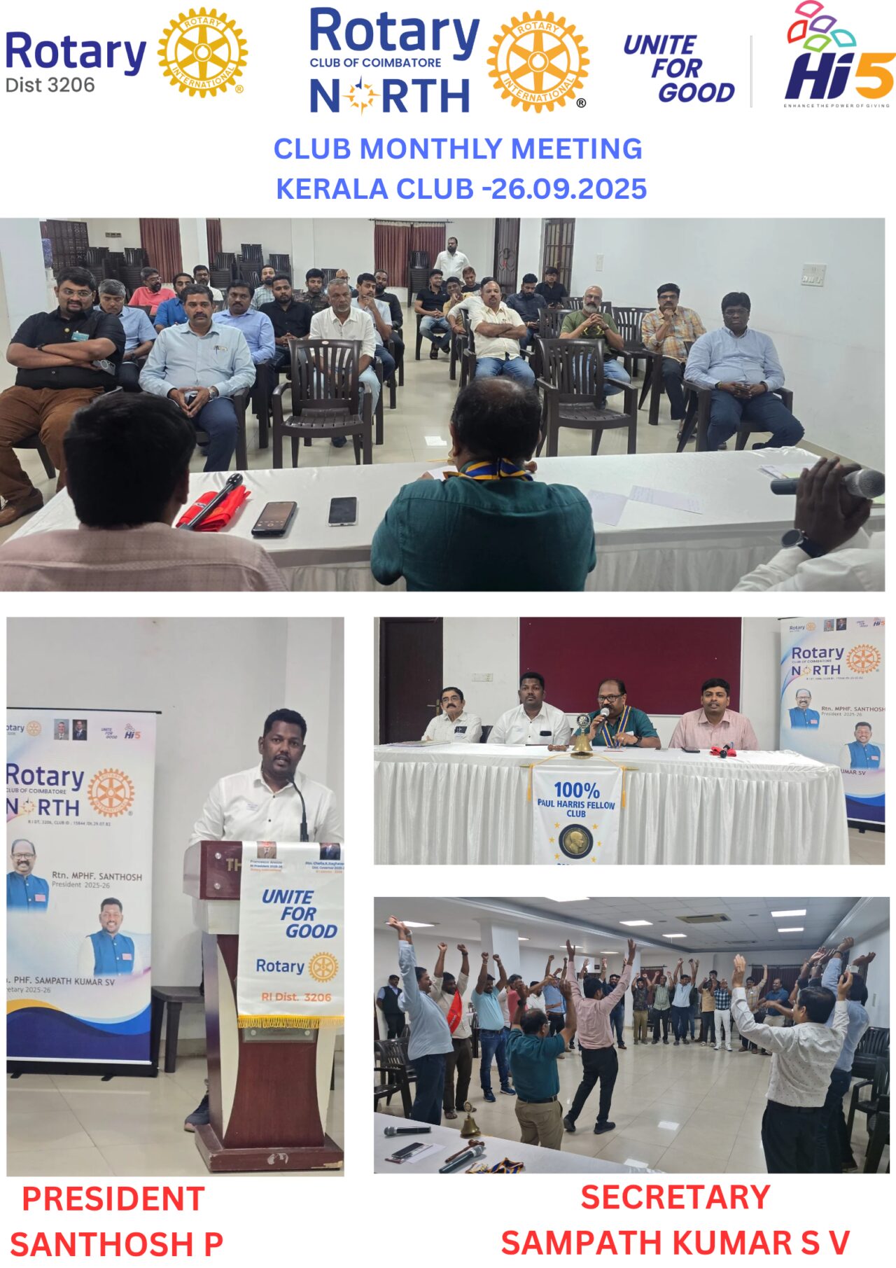 LAUGHTER YOGA – Club Monthly Meeting