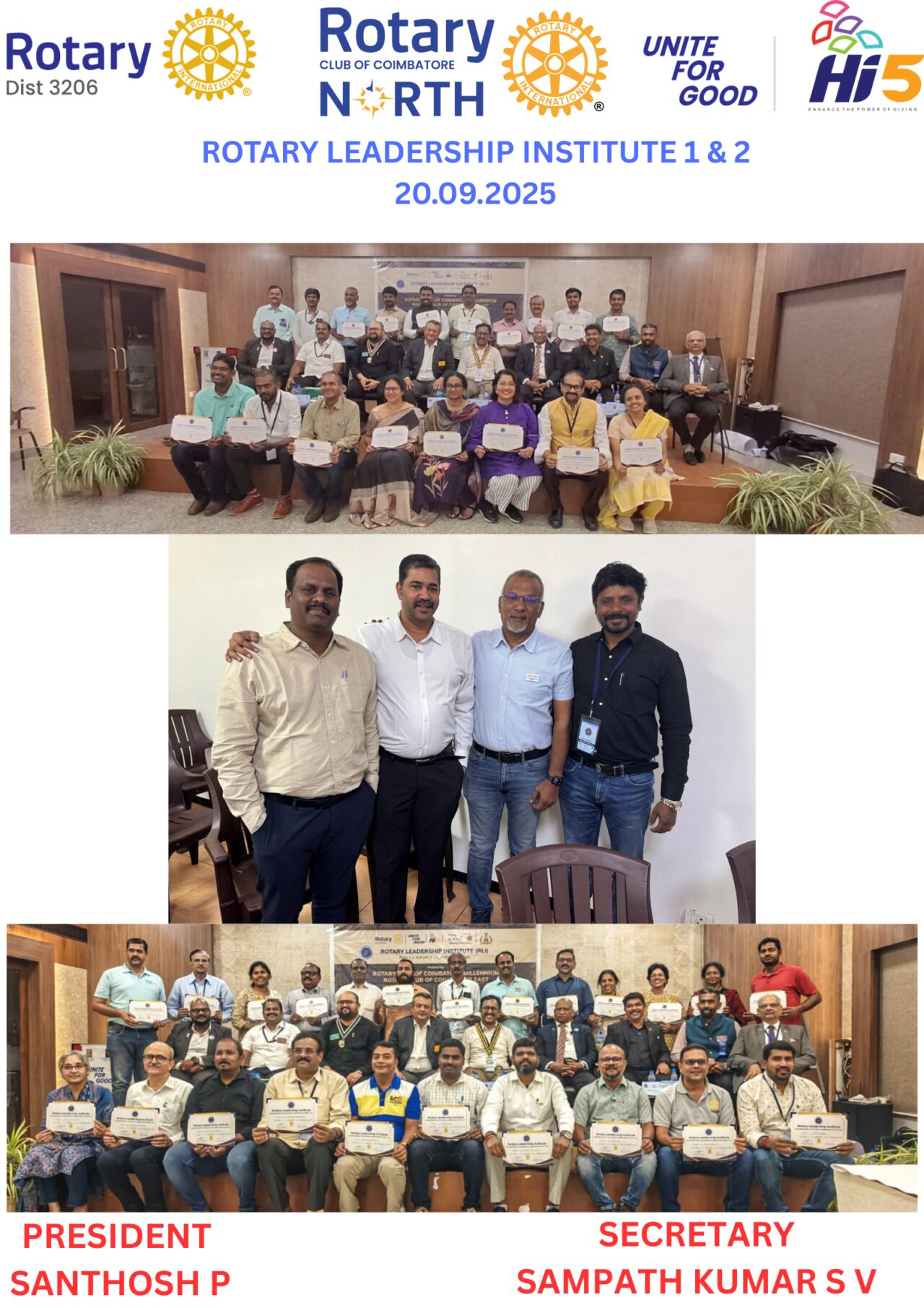 Rotary Leadership Institute 1&2