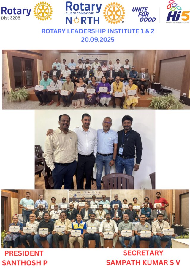 Rotary Leadership Institute 1&2