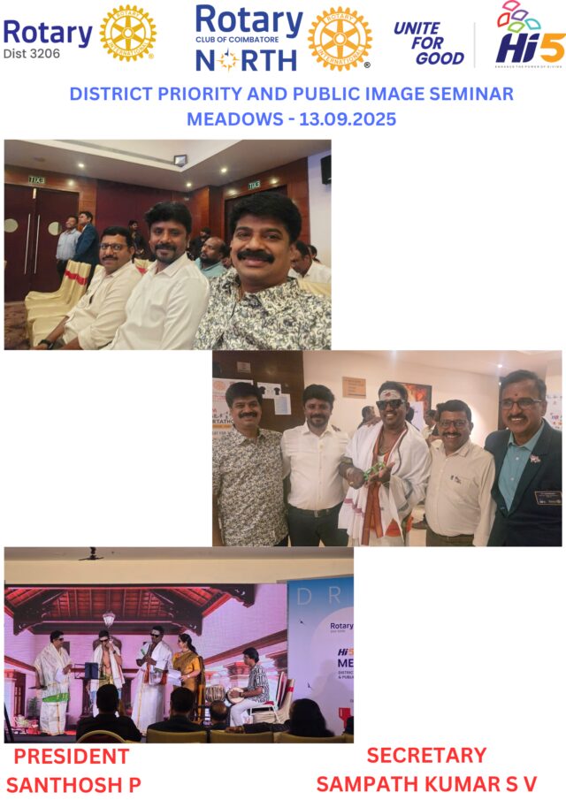 MEADOW District Priority and Public Image Seminar