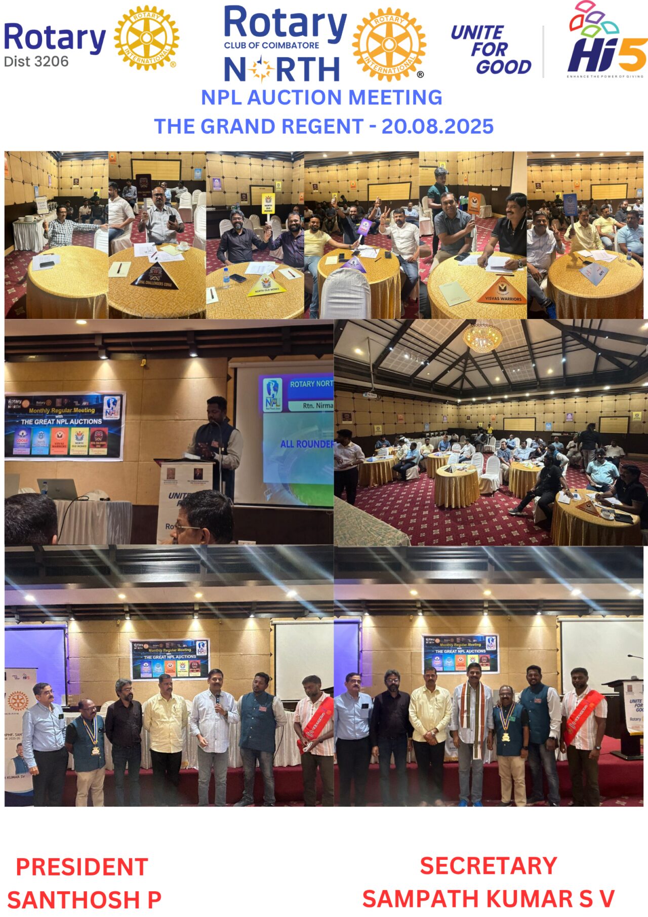 NPL Auction meeting