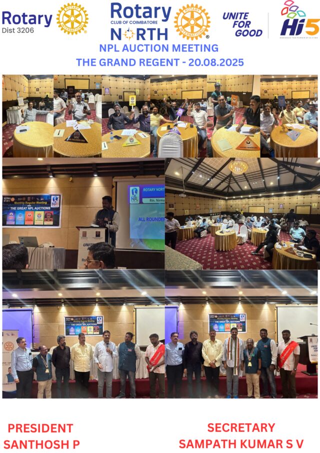 NPL Auction meeting